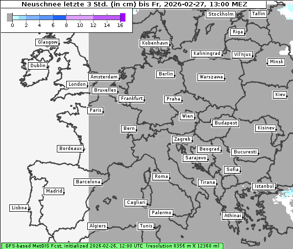 Neuschnee, 27. 2. 2026