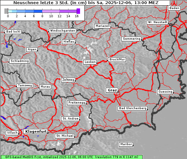 Neuschnee, 6. 12. 2025