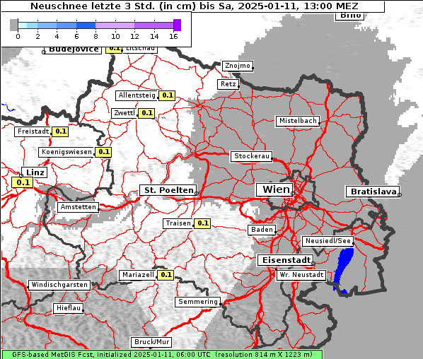 Neuschnee, 11. 1. 2025