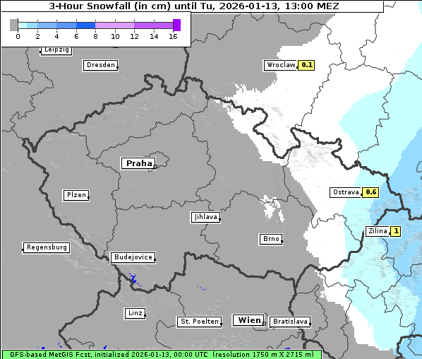 Neuschnee, 13. 1. 2026