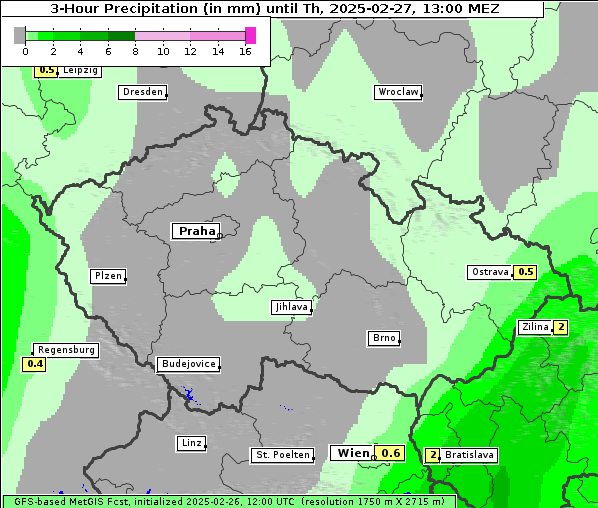 Niederschlag, 27. 2. 2025