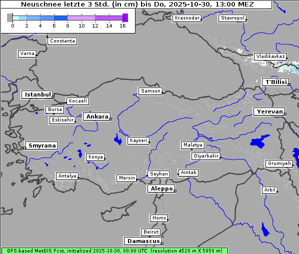 Neuschnee, 30. 10. 2025
