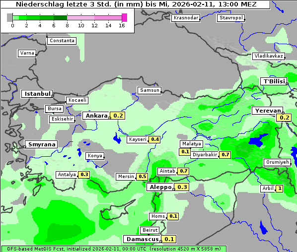 Niederschlag, 11. 2. 2026