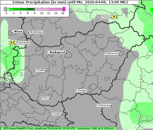 Niederschlag, 6. 4. 2026