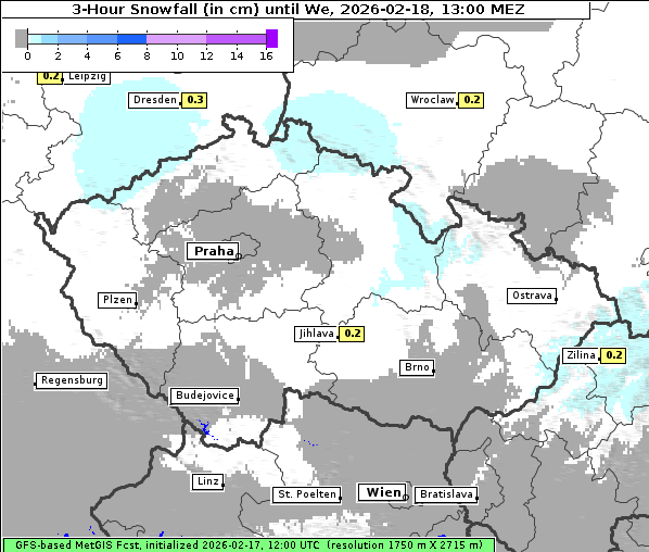 Neuschnee, 18. 2. 2026