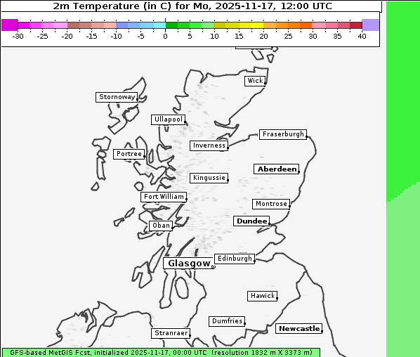 Temperatur, 17. 11. 2025