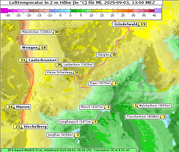 Temperatur, 3. 9. 2025