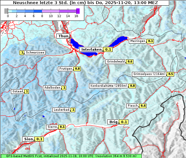 Neuschnee, 20. 11. 2025