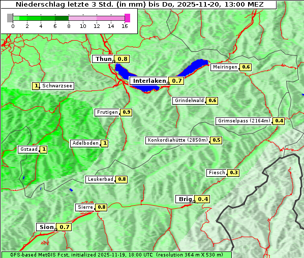 Niederschlag, 20. 11. 2025