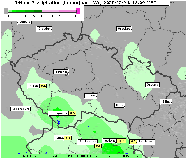 Niederschlag, 24. 12. 2025