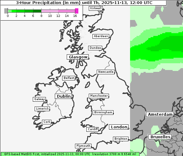 Niederschlag, 13. 11. 2025