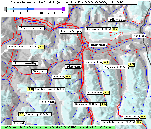 Neuschnee, 5. 2. 2026