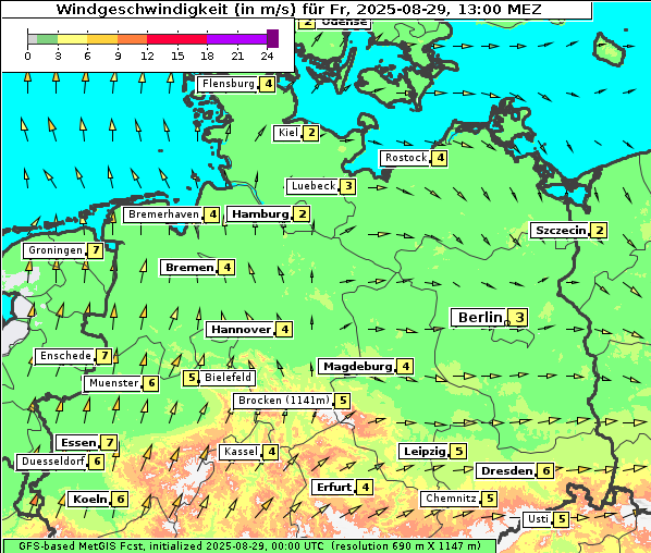 Wind, 29. 8. 2025