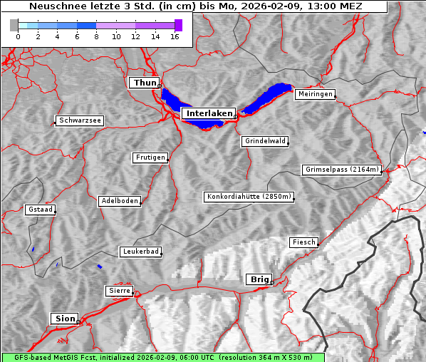 Neuschnee, 9. 2. 2026
