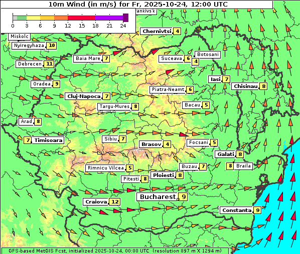 Wind, 24. 10. 2025