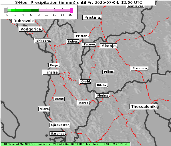 Niederschlag, 4. 7. 2025