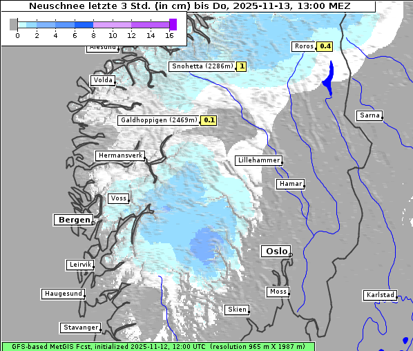 Neuschnee, 13. 11. 2025