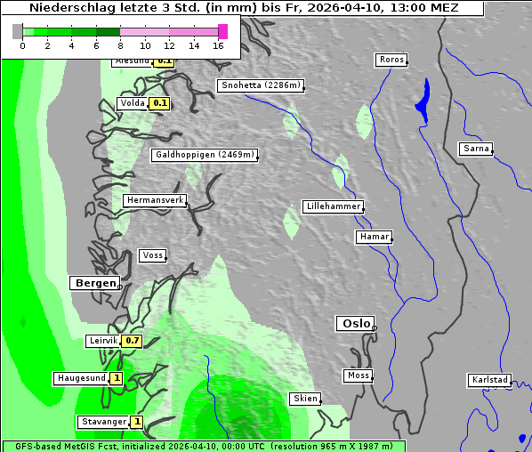 Niederschlag, 10. 4. 2026