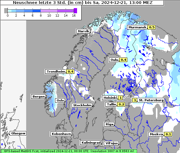 Neuschnee, 21. 12. 2024