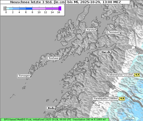 Neuschnee, 29. 10. 2025