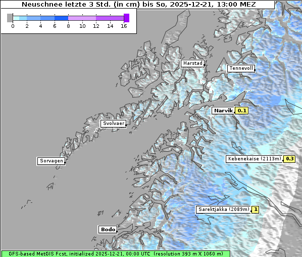 Neuschnee, 21. 12. 2025