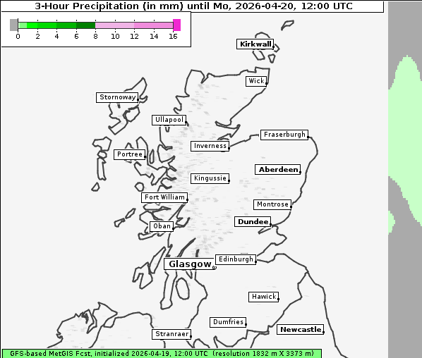 Niederschlag, 20. 4. 2026