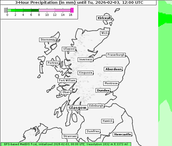 Niederschlag, 3. 2. 2026