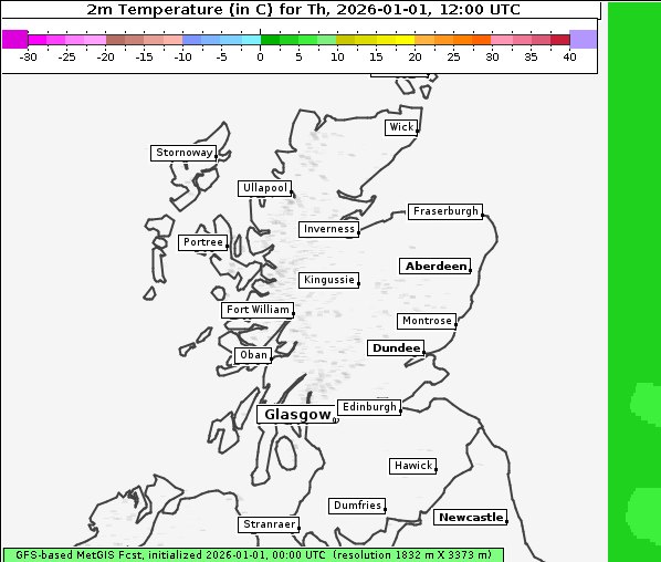 Temperatur, 1. 1. 2026