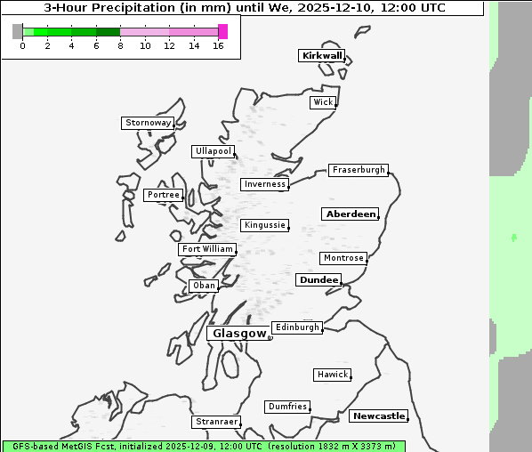 Niederschlag, 10. 12. 2025