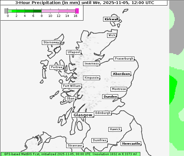 Niederschlag, 5. 11. 2025