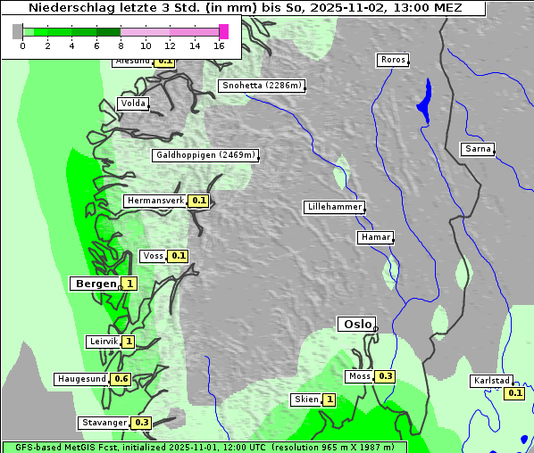 Niederschlag, 2. 11. 2025