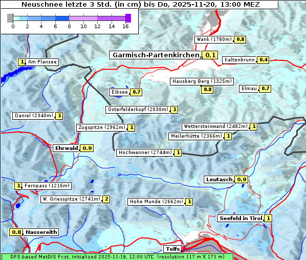Neuschnee, 20. 11. 2025