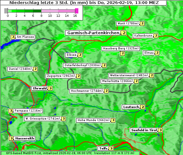 Niederschlag, 19. 2. 2026