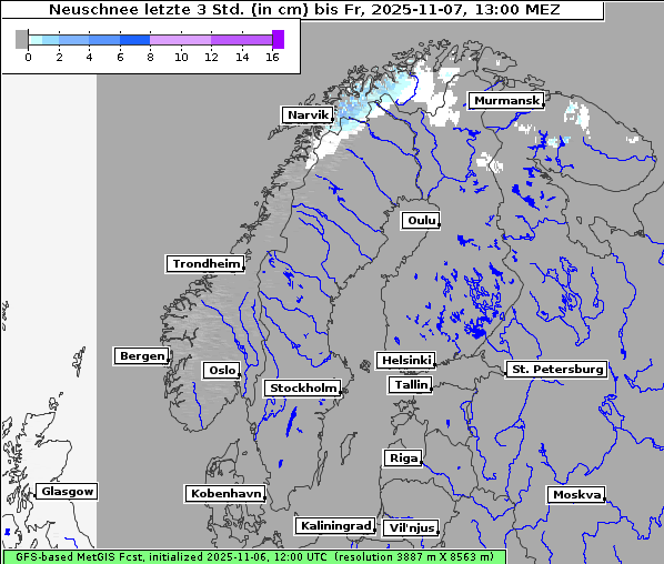 Neuschnee, 7. 11. 2025