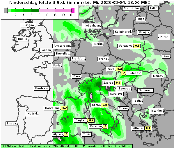 Niederschlag, 4. 2. 2026
