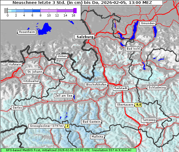 Neuschnee, 5. 2. 2026