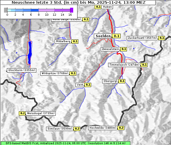 Neuschnee, 24. 11. 2025
