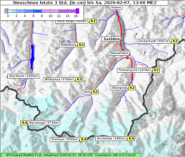 Neuschnee, 7. 2. 2026