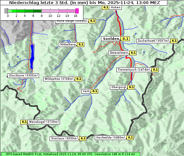 Niederschlag, 24. 11. 2025