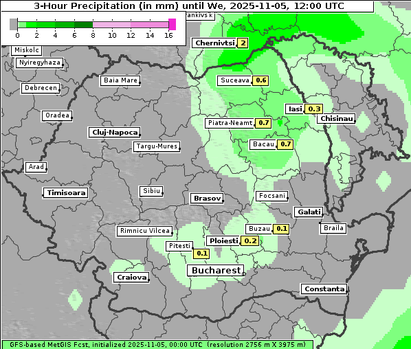 Niederschlag, 5. 11. 2025