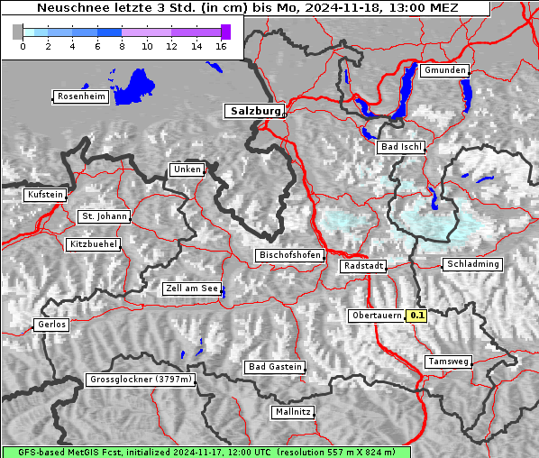 Neuschnee, 18. 11. 2024