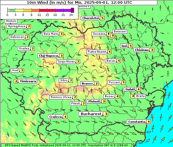 Wind, 1. 9. 2025