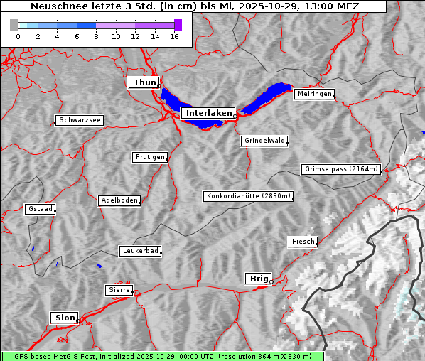 Neuschnee, 29. 10. 2025