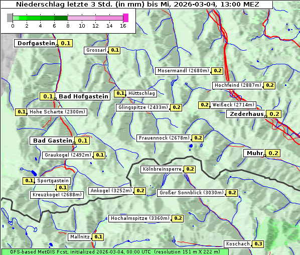 Niederschlag, 4. 3. 2026