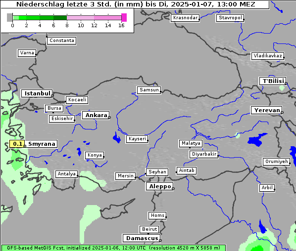 Niederschlag, 7. 1. 2025