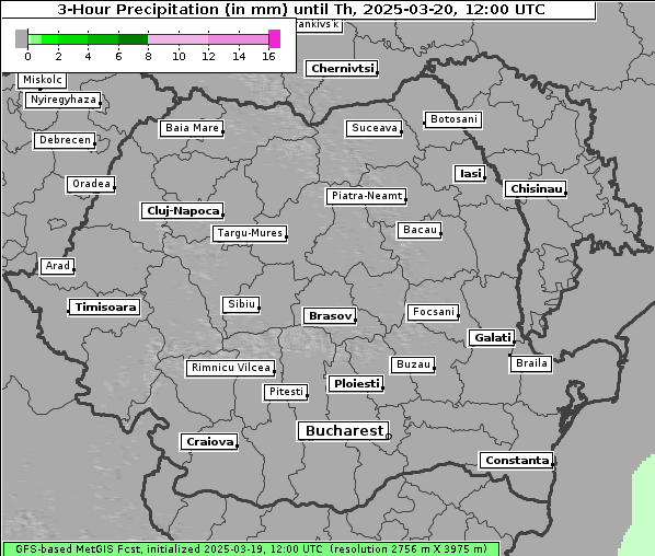 Niederschlag, 20. 3. 2025