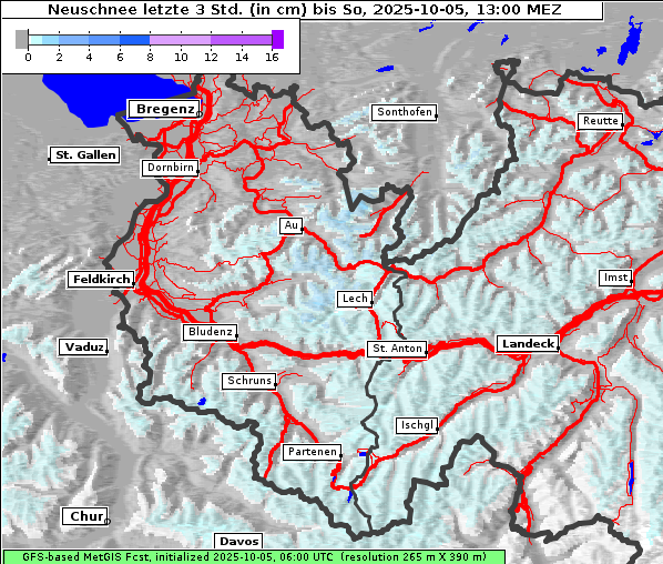 Neuschnee, 5. 10. 2025