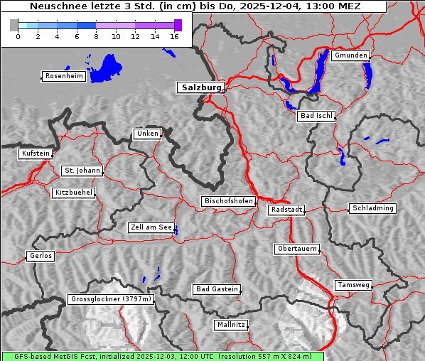 Neuschnee, 4. 12. 2025