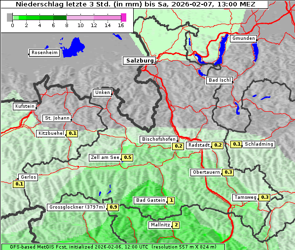 Niederschlag, 7. 2. 2026