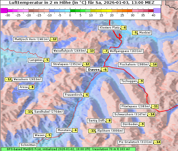 Temperatur, 3. 1. 2026